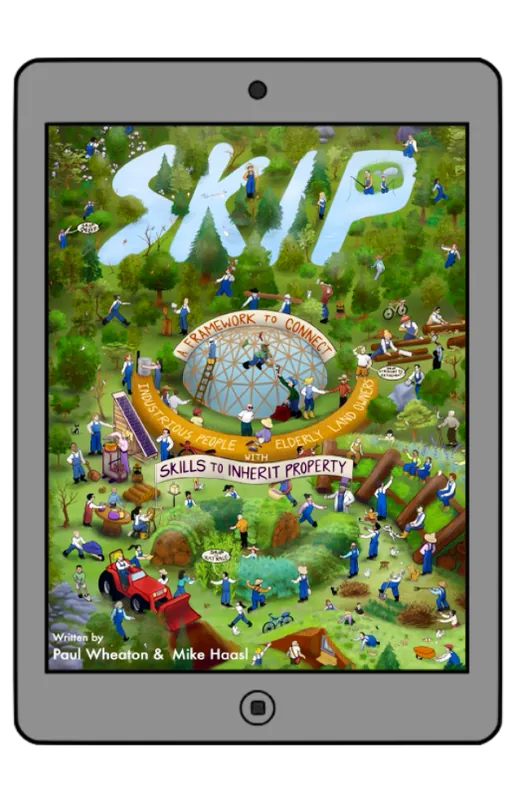 The SKIP eBook on a tablet